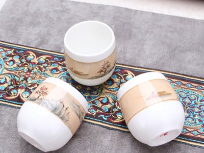 唐山红玫瑰骨质瓷手绘功夫茶具图2