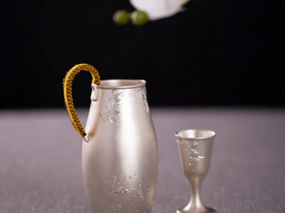 蟠龙工艺 桂花月兔酒具