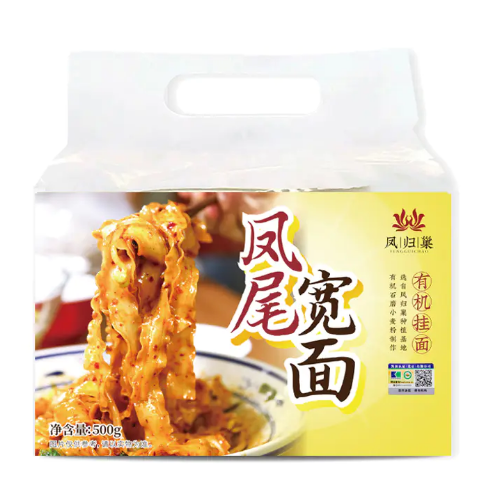 有机凤尾宽面500g